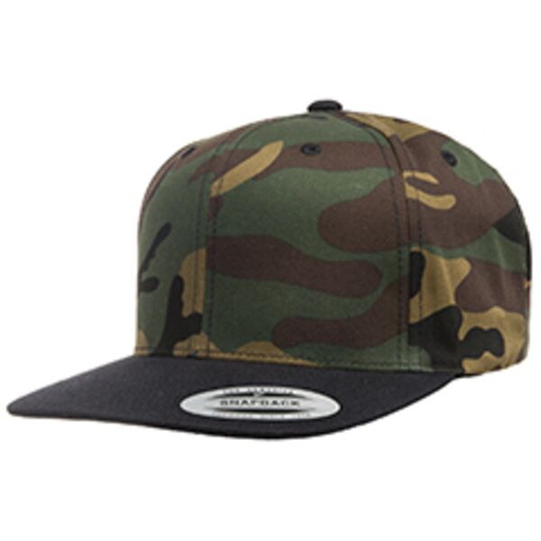 Adult Flat Visor Classic Snapback Cap Thumbnail