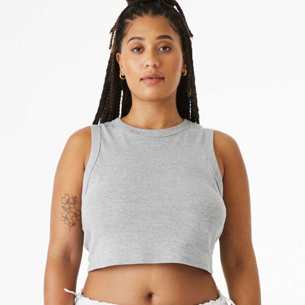 Women's Micro Rib Muscle Crop Tank Thumbnail