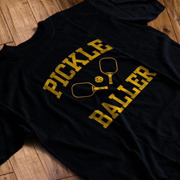 Pickle Baller Cotton T-Shirt Thumbnail