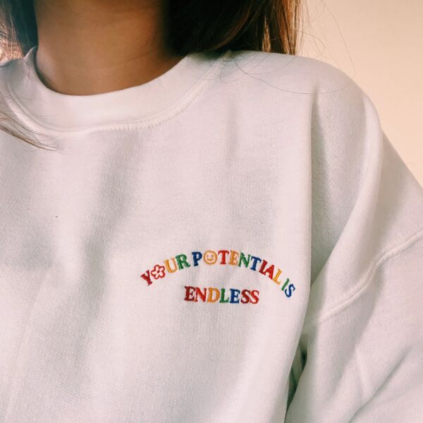 Your Potential is Endless Embroidered Crewneck Thumbnail