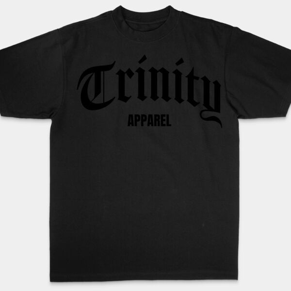 Trinity Apparel T-Shirt- Black/Black Thumbnail