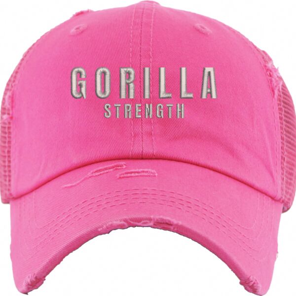 Gorilla Strength Embroidered Women's Trucker Hat Thumbnail