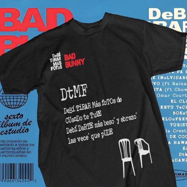 Bad Bunny Graphic Tee 12 Thumbnail