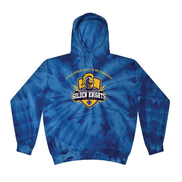 Youth Golden Knight Elementary Tie-Dyed Hoody Thumbnail