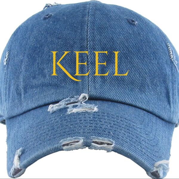 Keel Distressed Jean Dad Hat Thumbnail